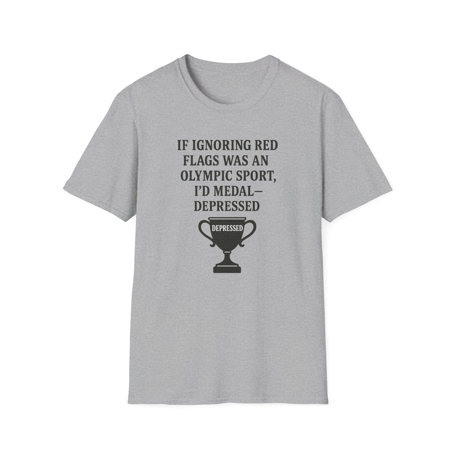 Ignoring Red Flag Unisex Softstyle T-Shirt