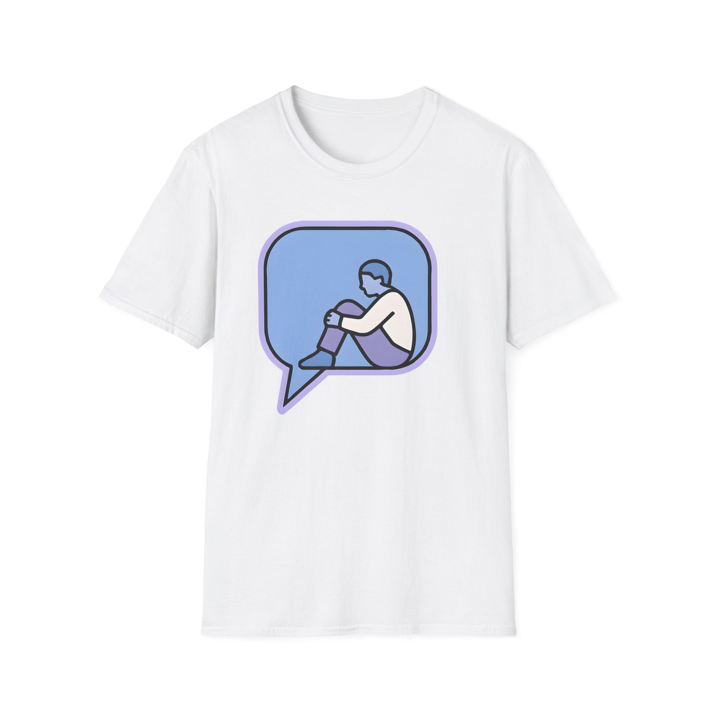 Social Media Anxiety Graphic T-Shirt