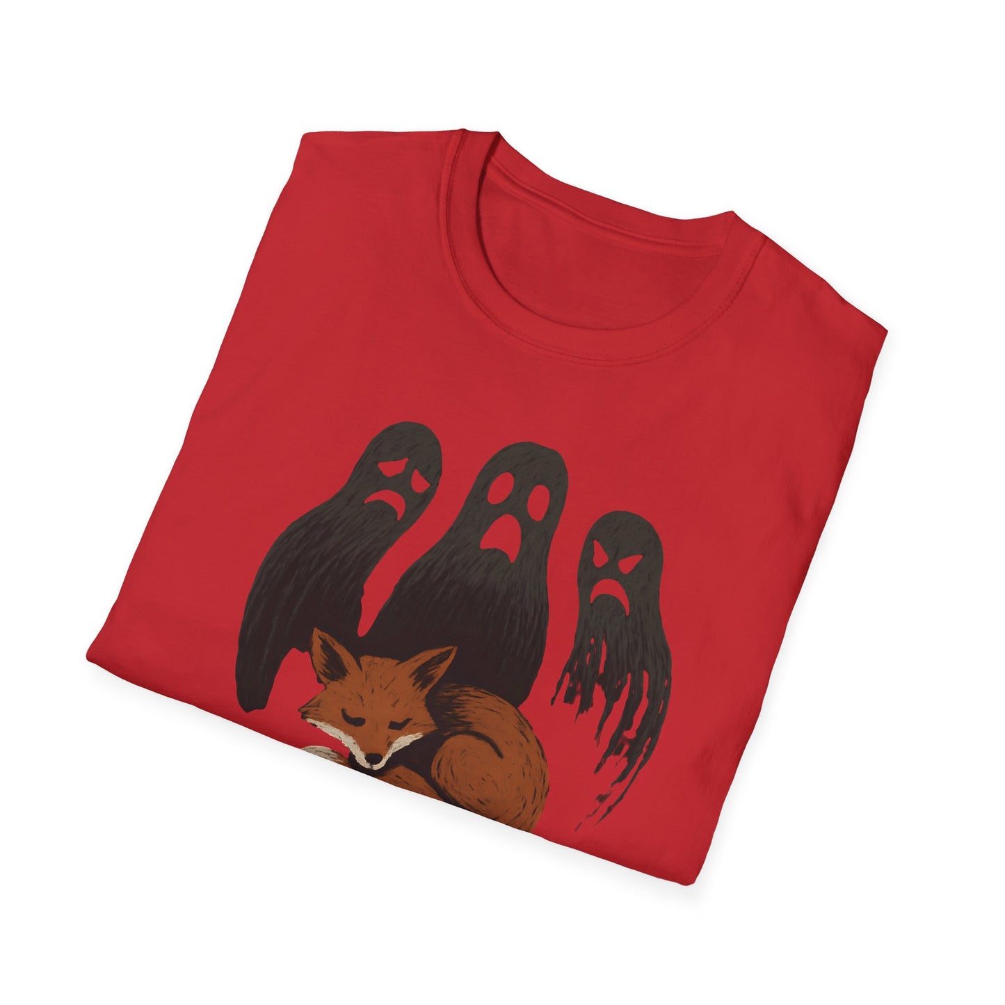 Fox Social Anxiety Graphic T-Shirt