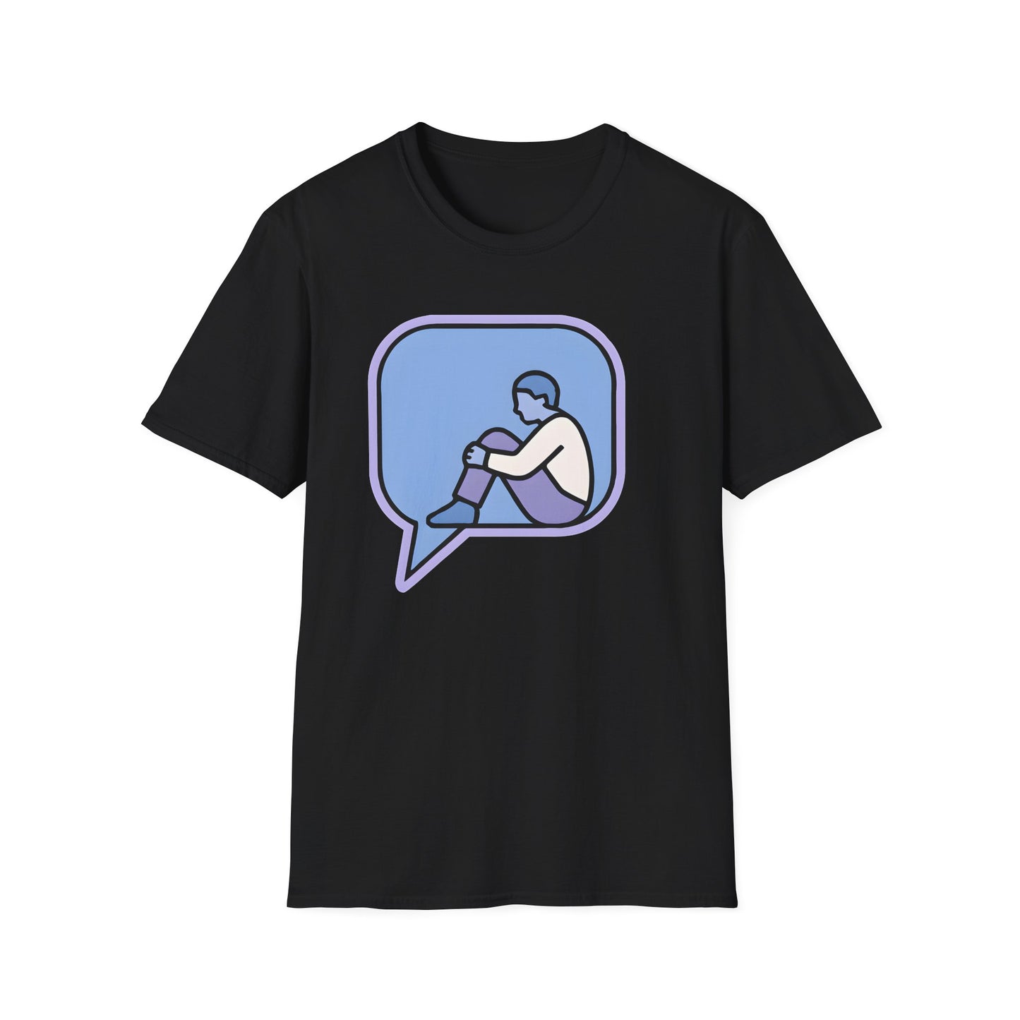 Social Media Anxiety Graphic T-Shirt