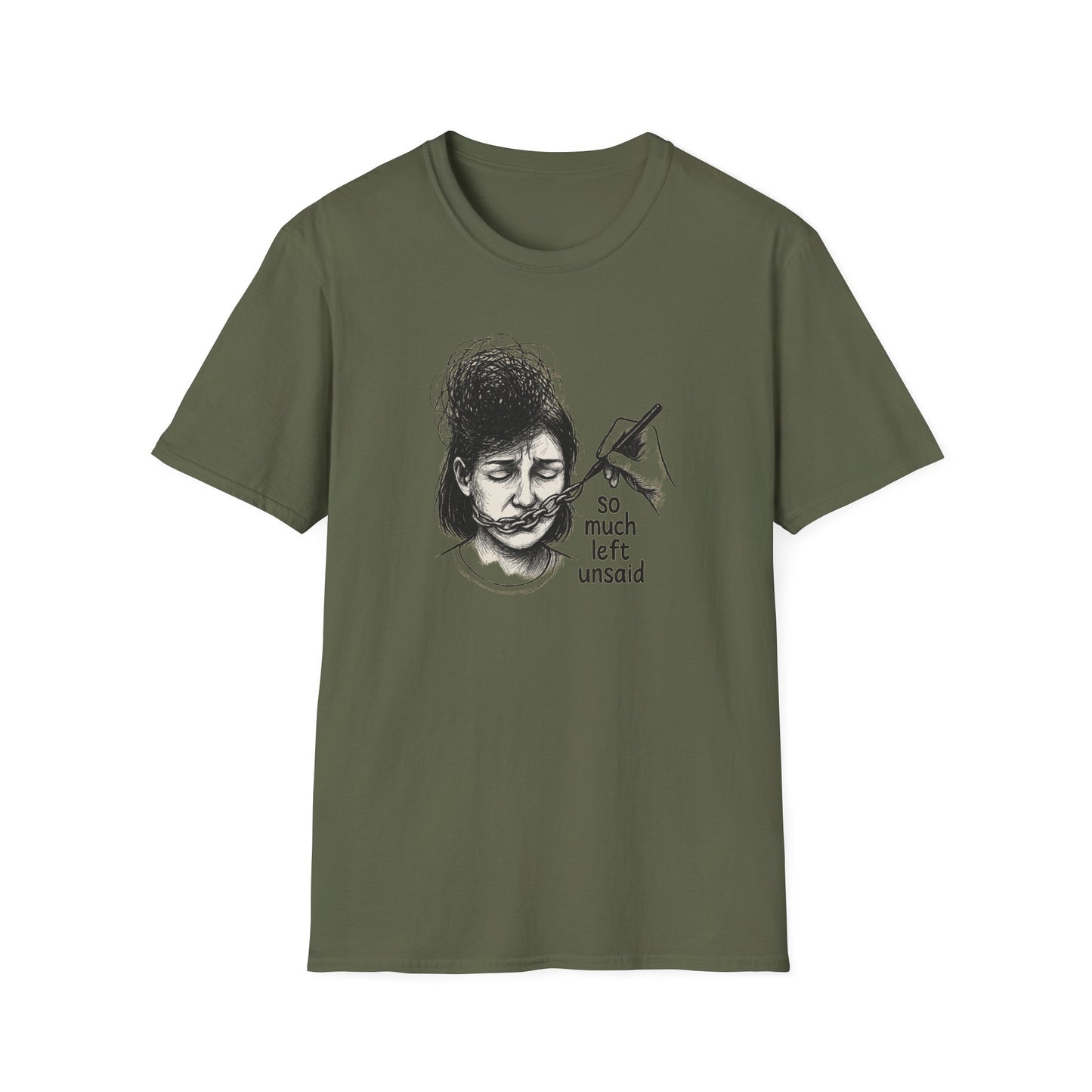 Unsaid Words Graphic T-Shirt