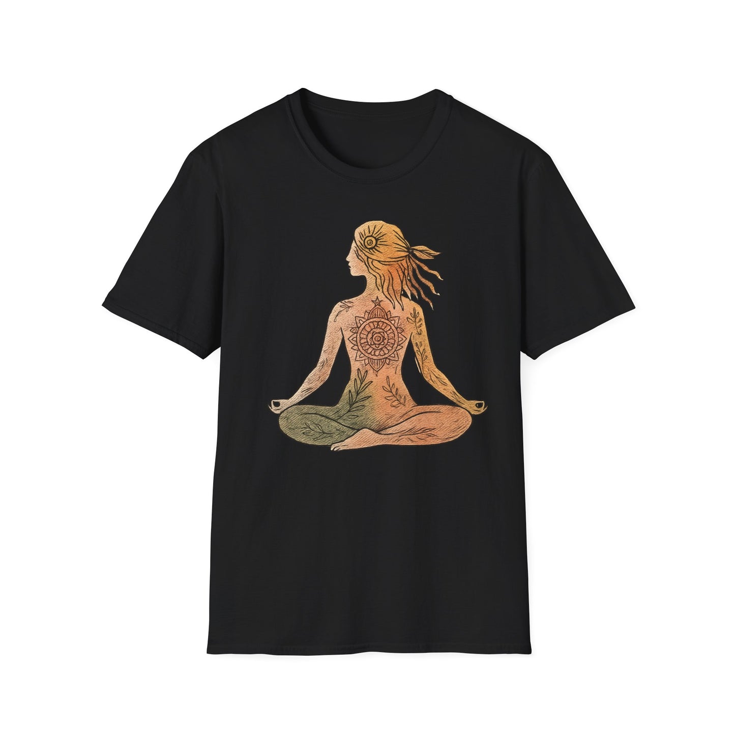Girl Meditating T-Shirt