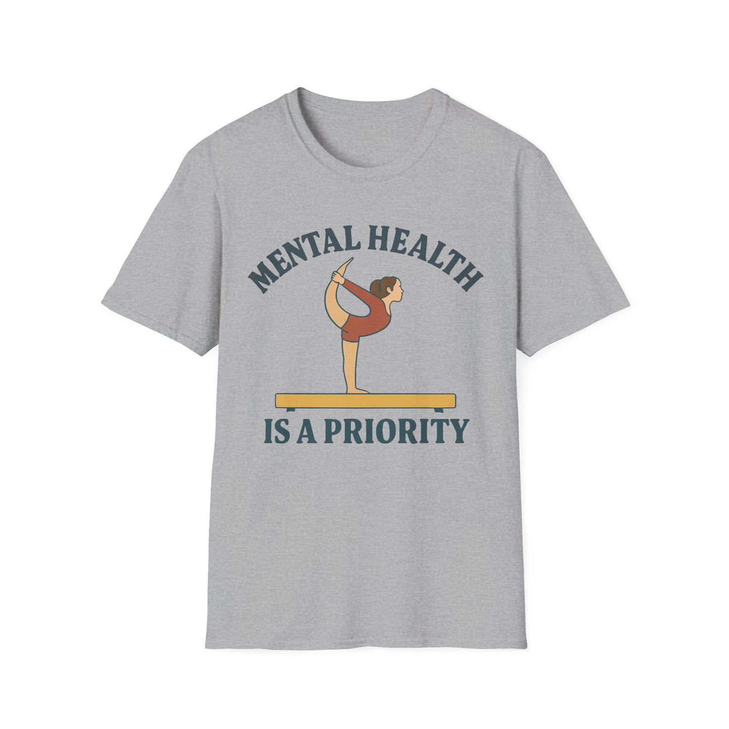 Gymnast Girl and Mental Health T-Shirt