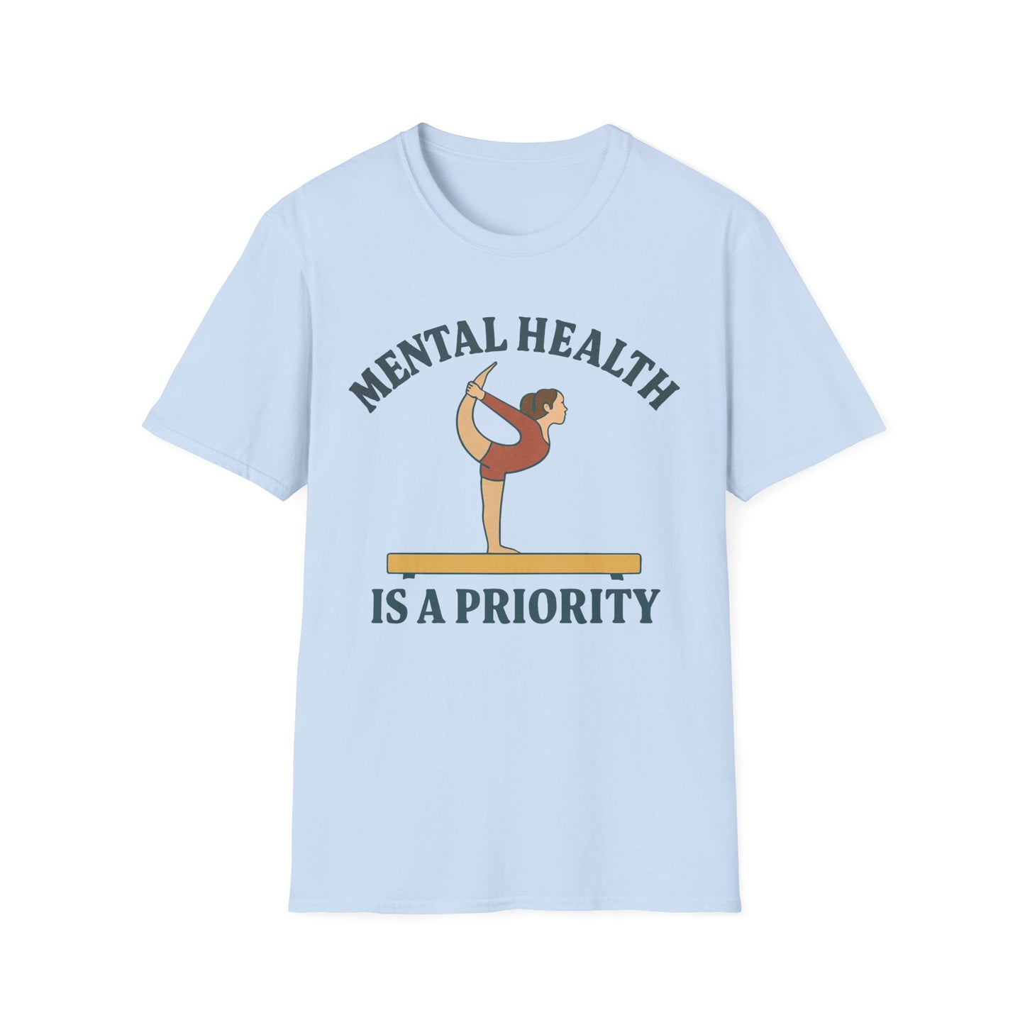 Gymnast Girl and Mental Health T-Shirt
