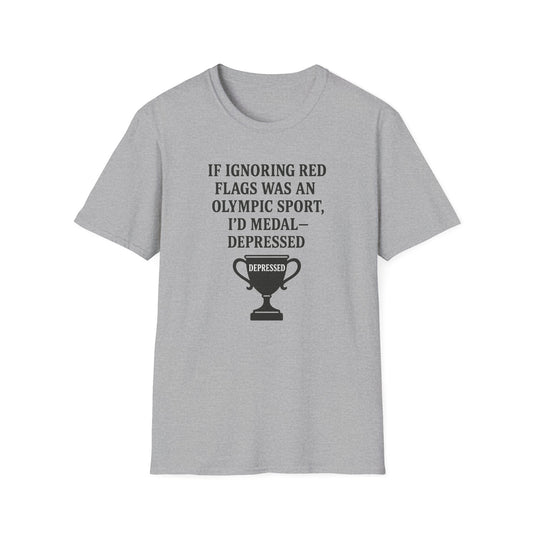 Ignoring Red Flag Unisex Softstyle T-Shirt