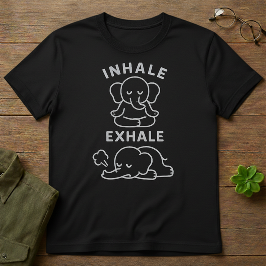 Elephant Inhale Exhale T-Shirt