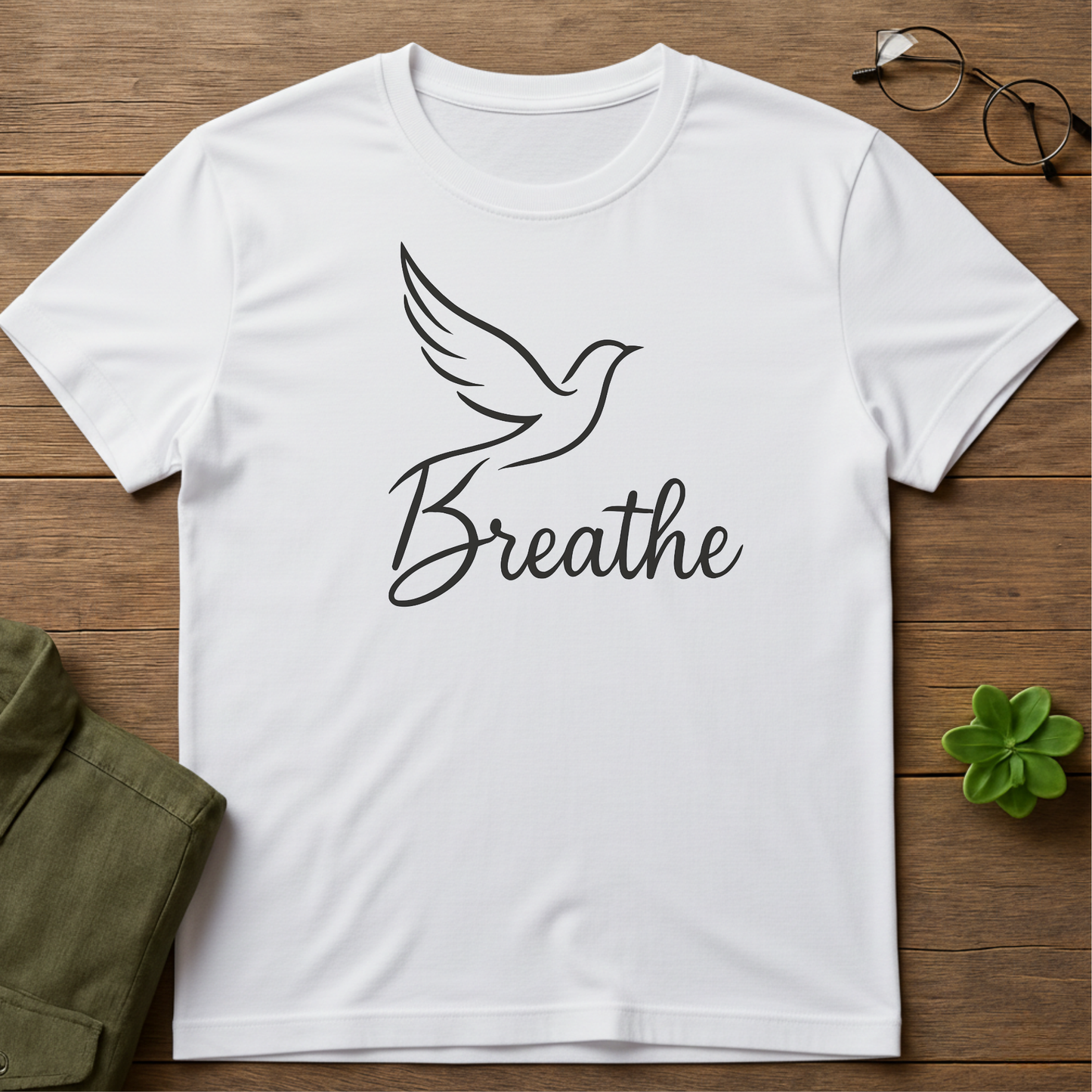 Just Breathe Bird T-Shirt