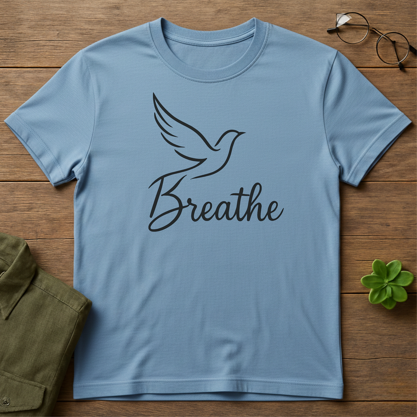 Just Breathe Bird T-Shirt