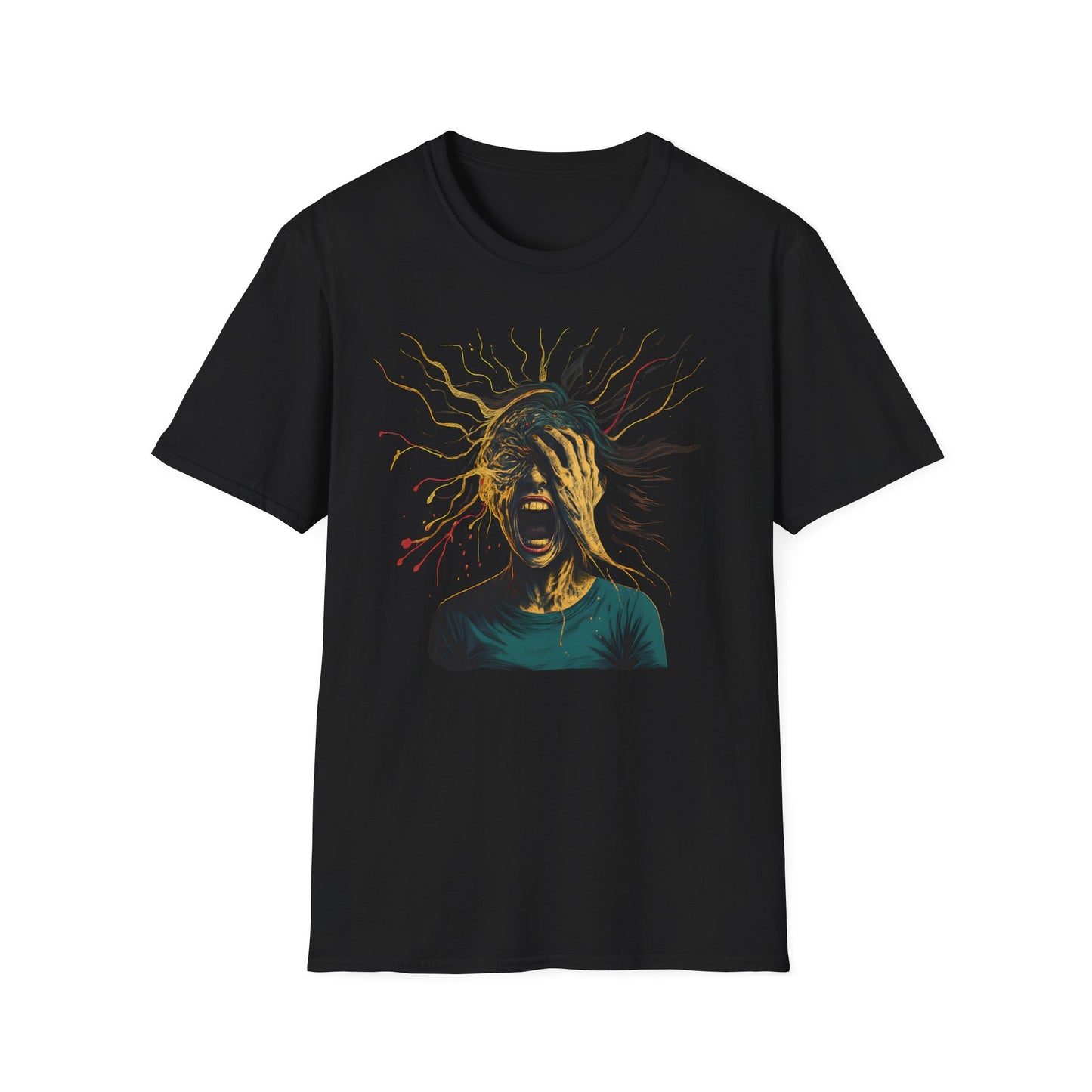 Screaming Mind Graphic T-Shirt