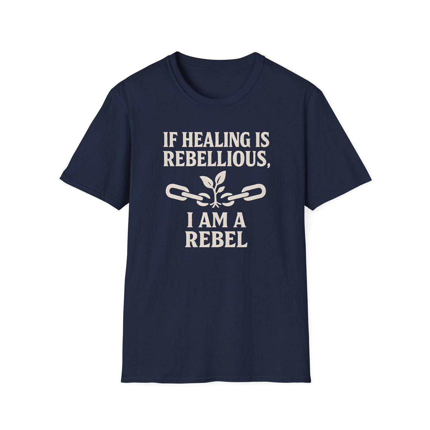 Healing is Rebellious Unisex Softstyle T-Shirt