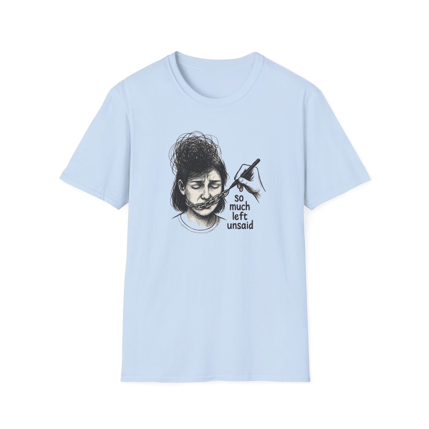 Unsaid Words Graphic T-Shirt
