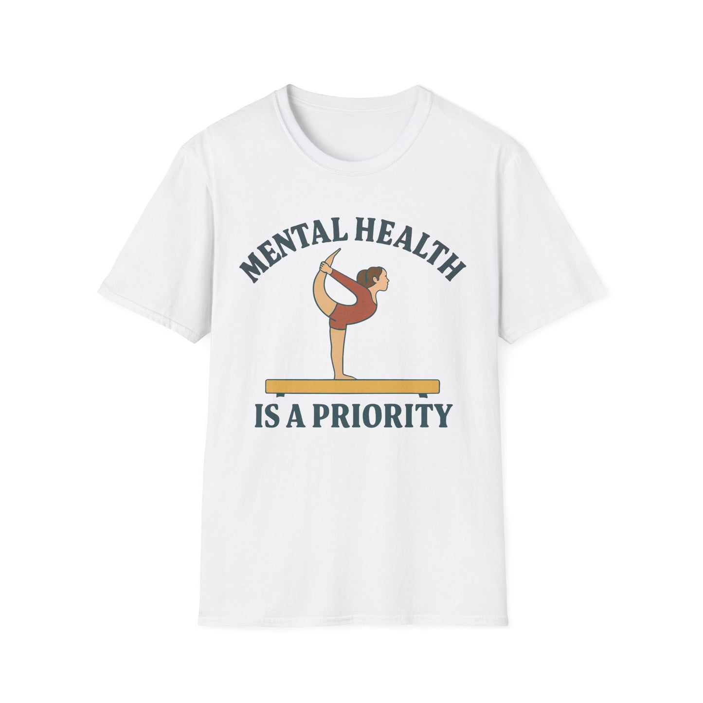 Gymnast Girl and Mental Health T-Shirt