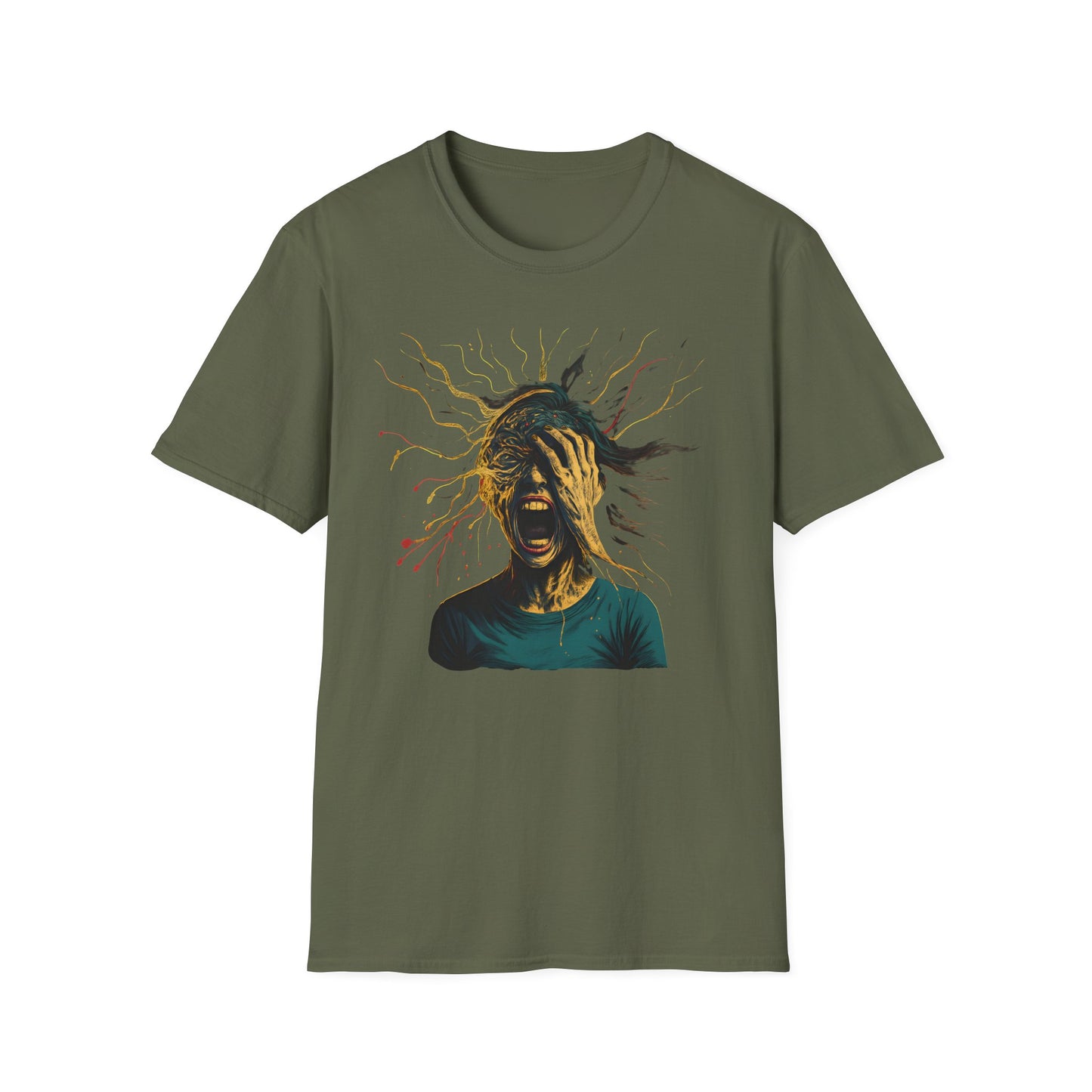Screaming Mind Graphic T-Shirt