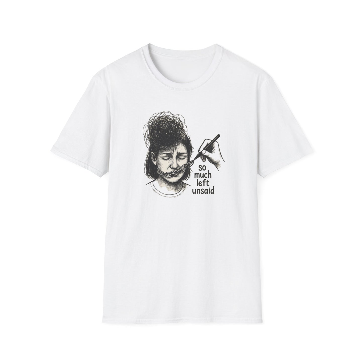 Unsaid Words Graphic T-Shirt